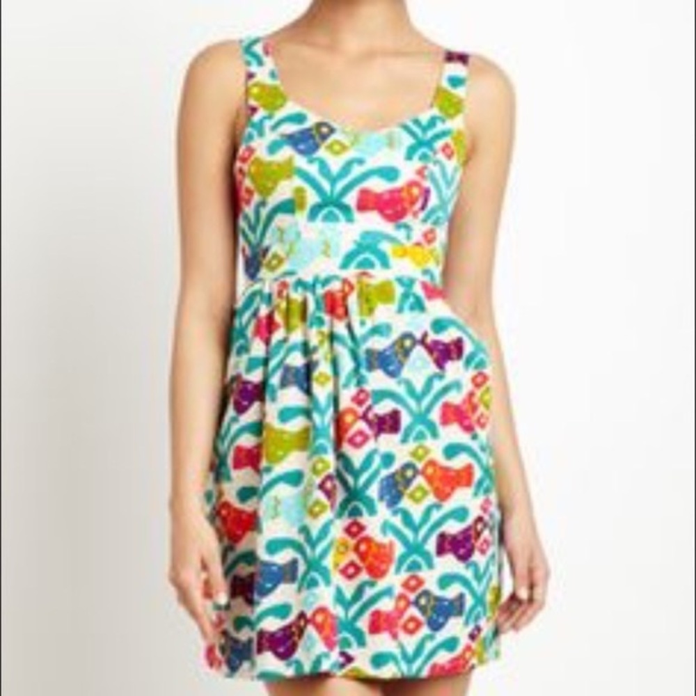 Judith March bird tie back dress - Picture 4 of 8